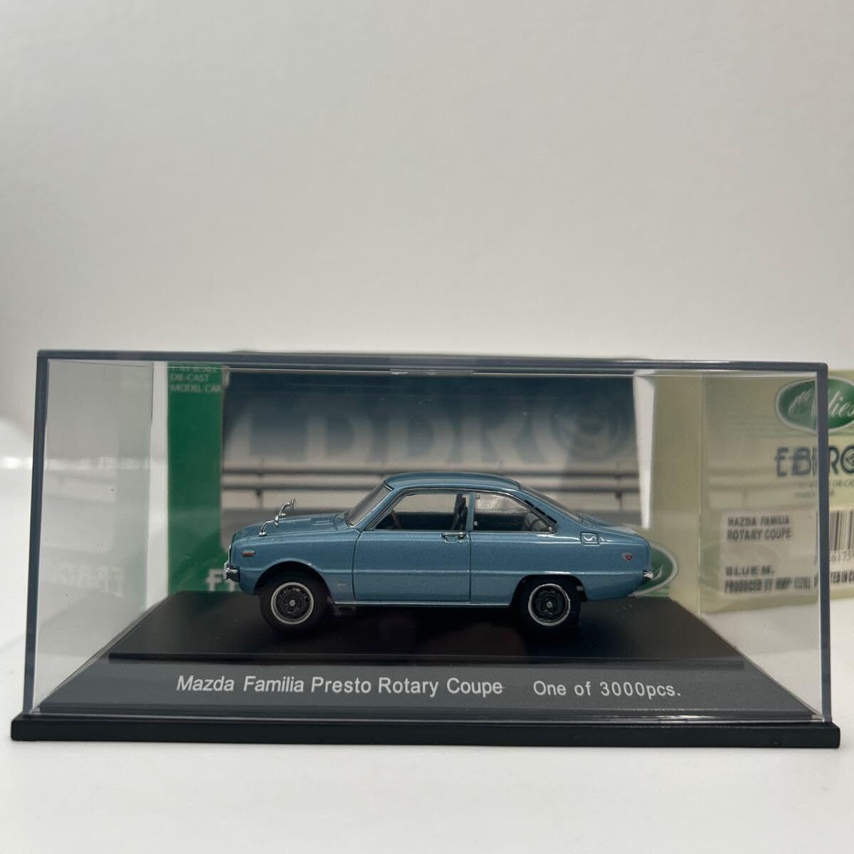 Amazon | EBBRO 1/43 MAZDA Familia Presto Rotary Coupe Blue M
